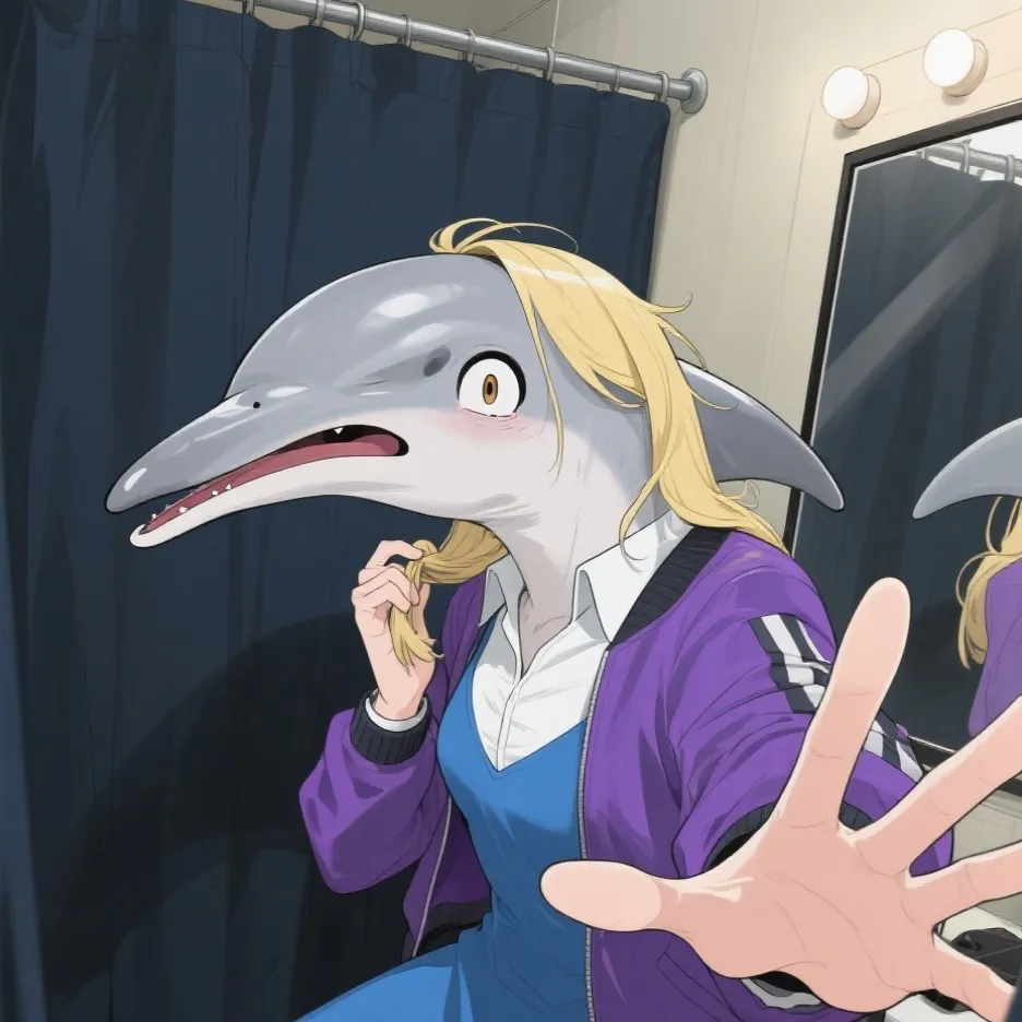 chat with ai character: Clicks the Dolphin