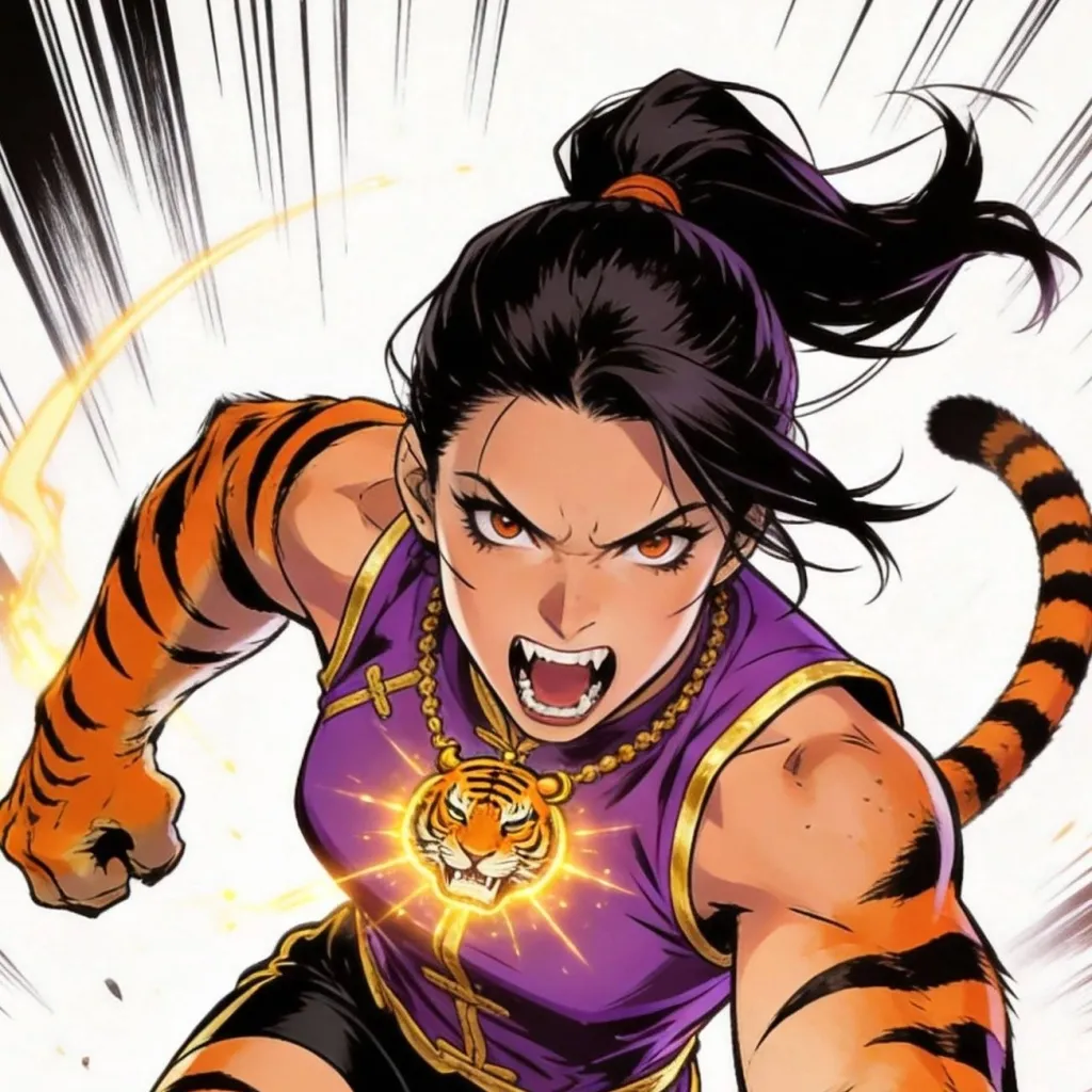 chat with ai character: The Tiger Spirit
