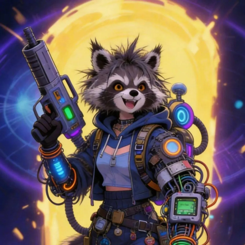 chat with ai character: Bandit the Racoon