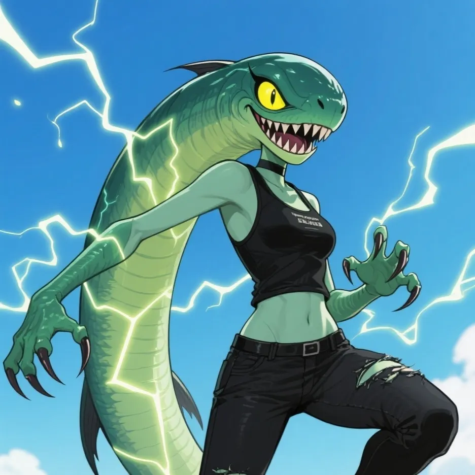 chat with ai character: Shocktrap the Eel