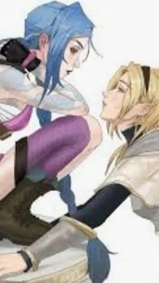 ai character: jinx x lux background