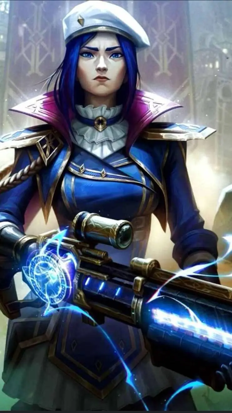 ai character: Caitlyn x talkier background