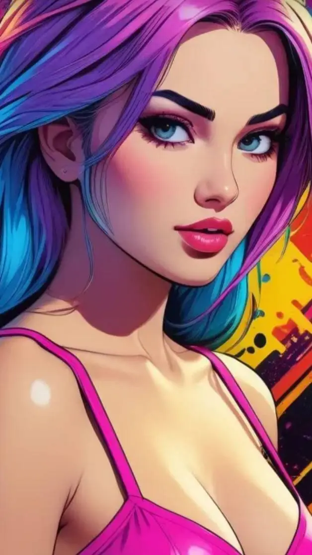 ai character: Galaxy background