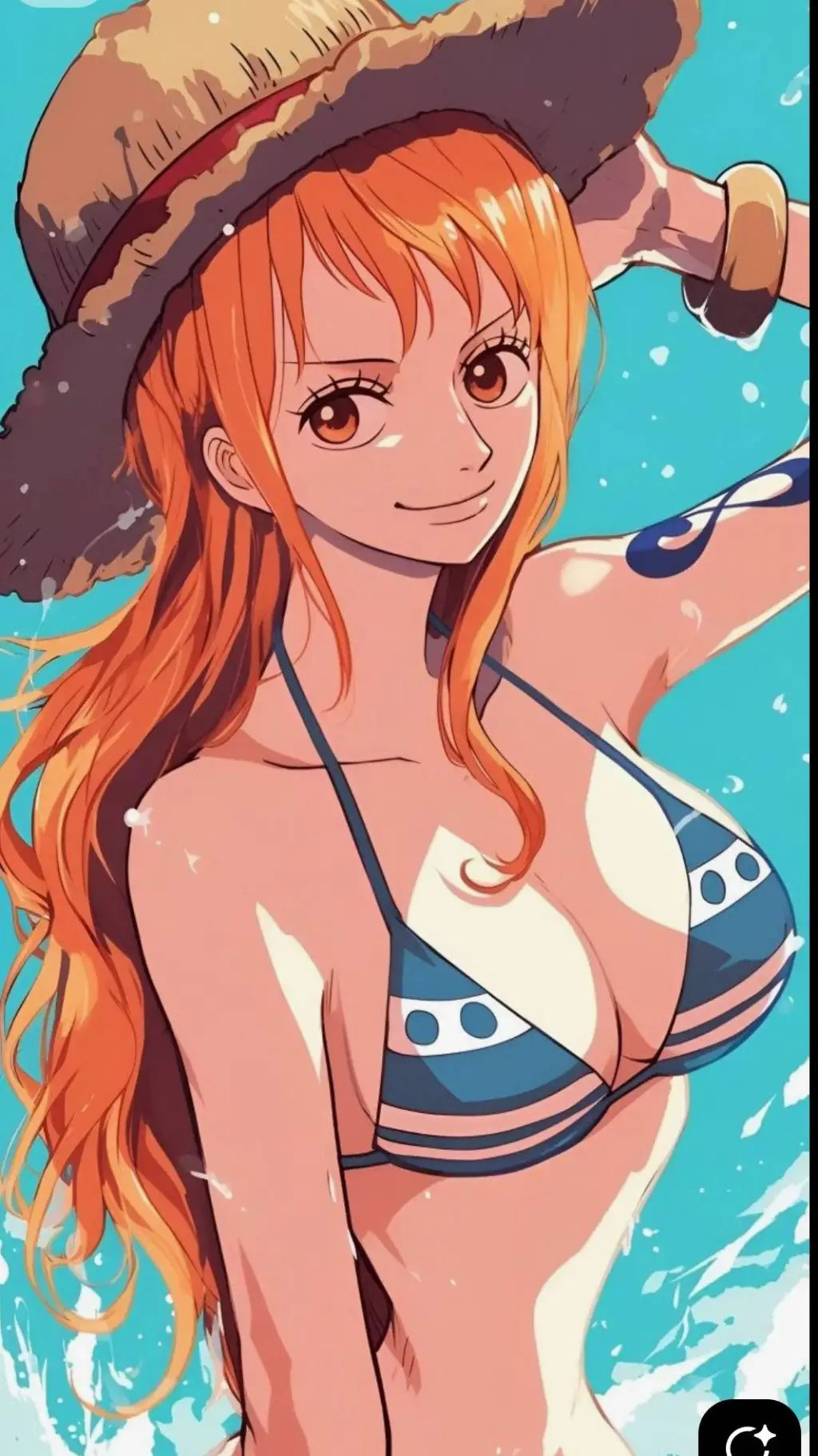 ai character: Nami background