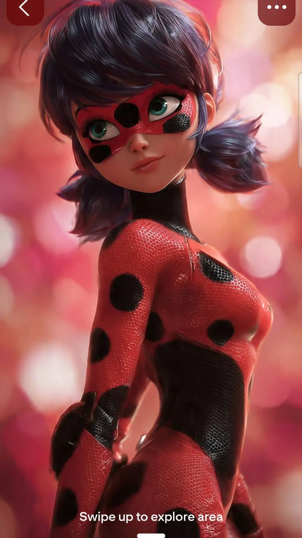 ai character: Miraculous ladybug background
