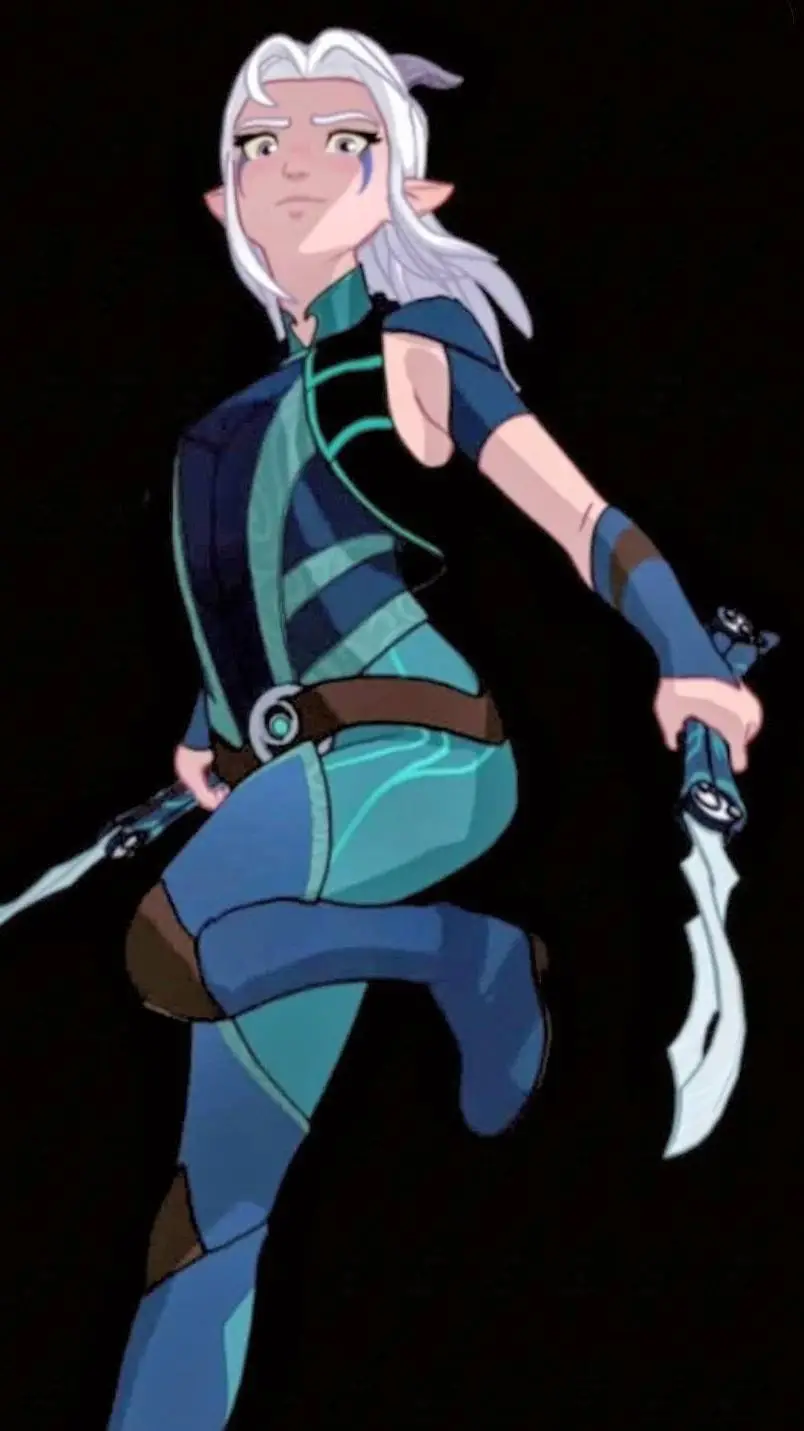 ai character: Rayla  background