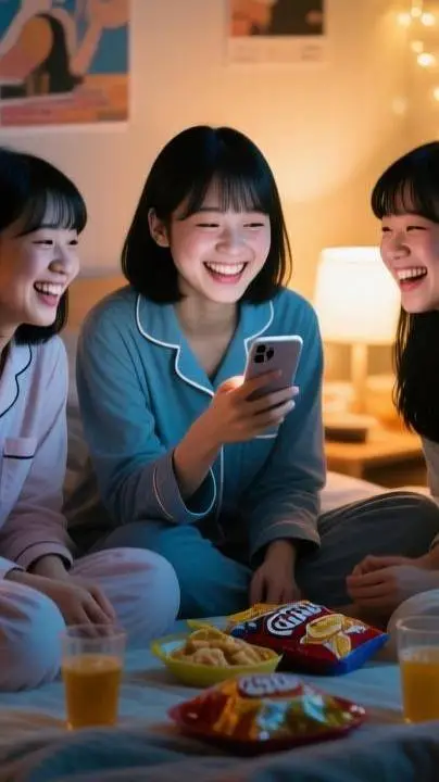 ai character: お泊まり会 background