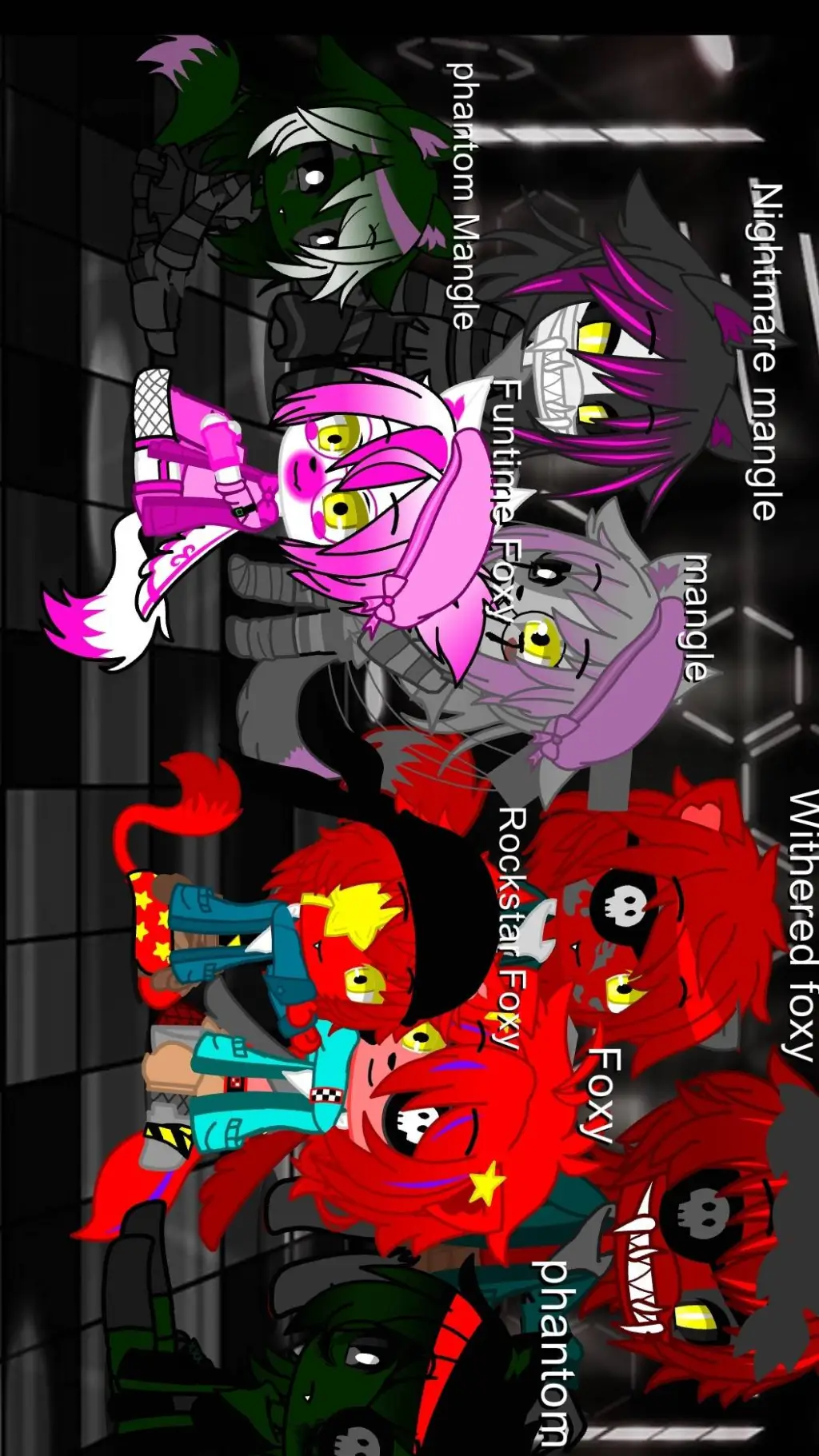 ai character: my foxy designs background