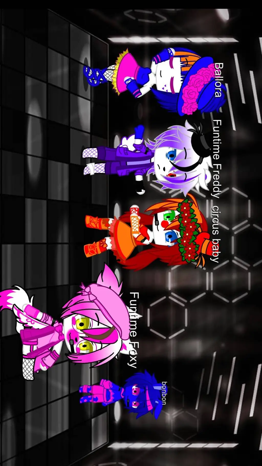 ai character: My Funtime designs background