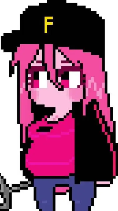 ai character: cherry background