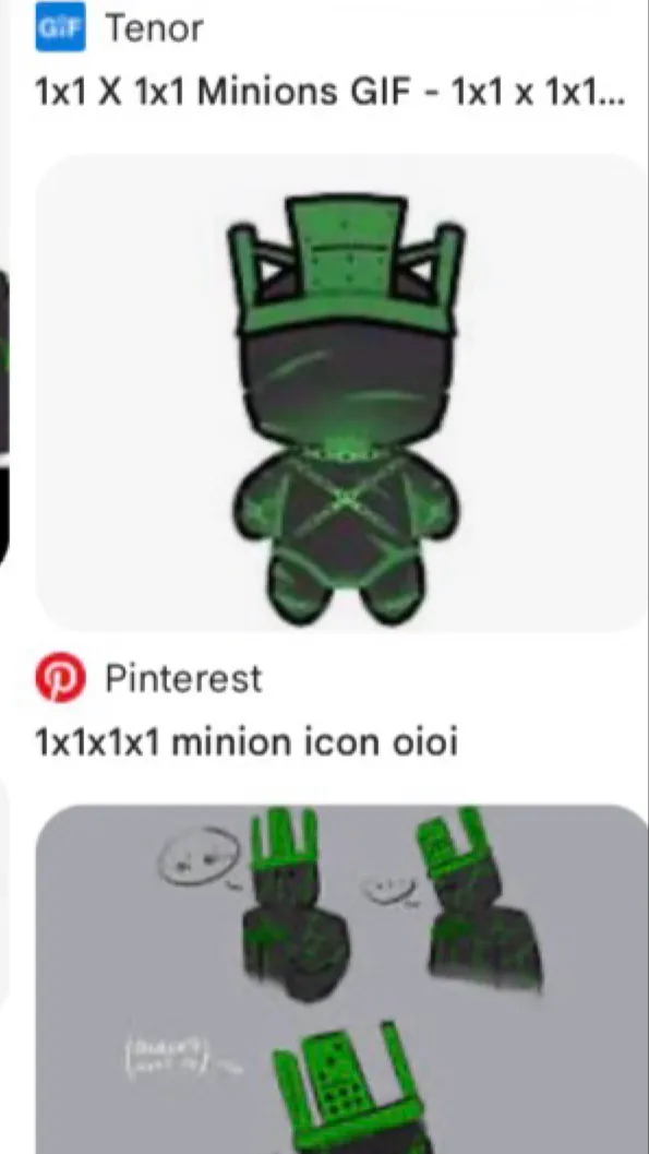 ai character: 1x1 minion background