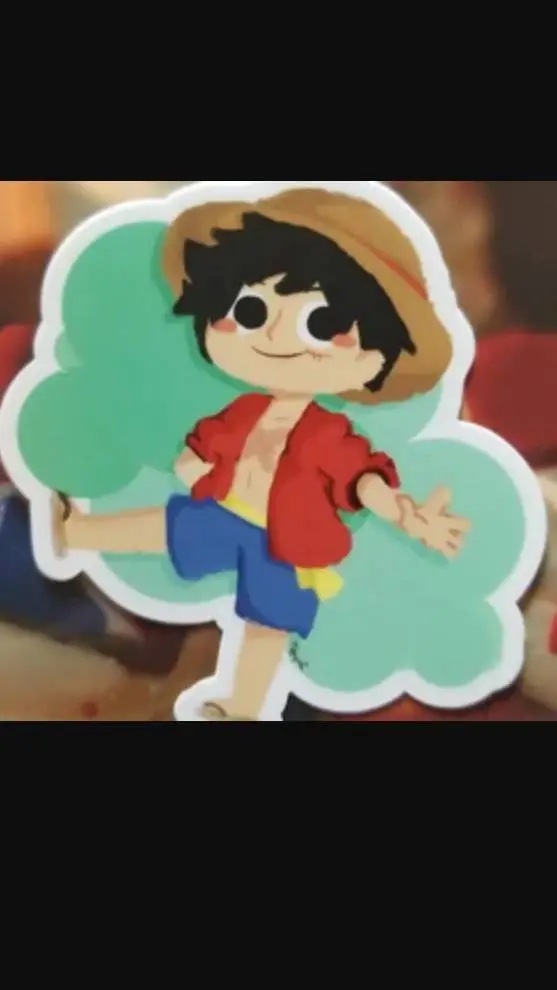 ai character: weird luffy background