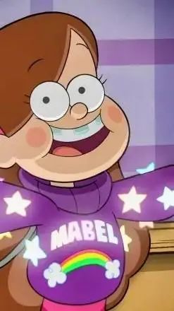 ai character: Mable pines! background
