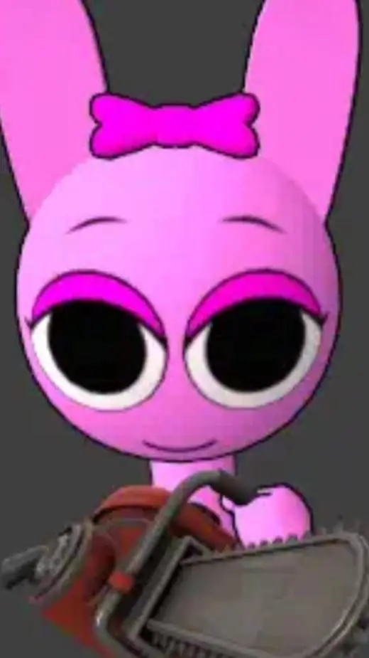 ai character: pinki w a chainsaw background