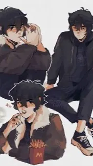 ai character: Nico Di Angelo background