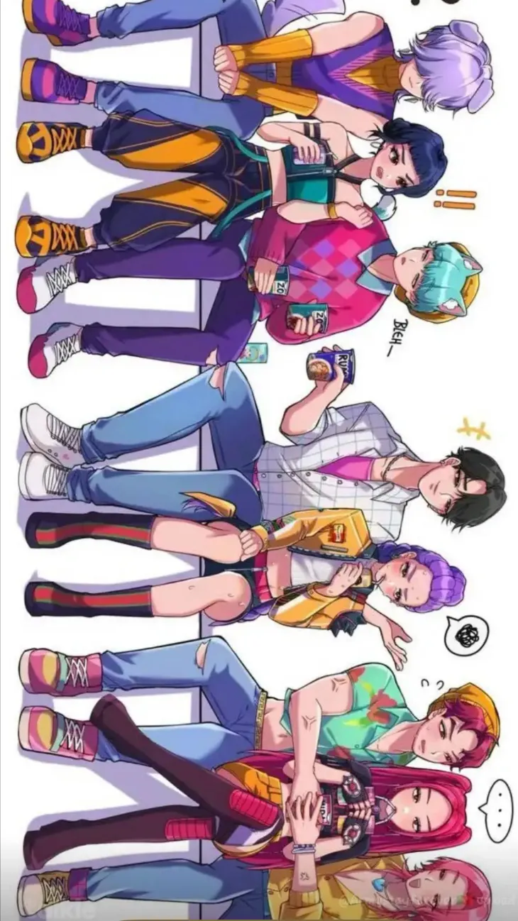 ai character: Kpdh!!!SLEEPOVER!! background