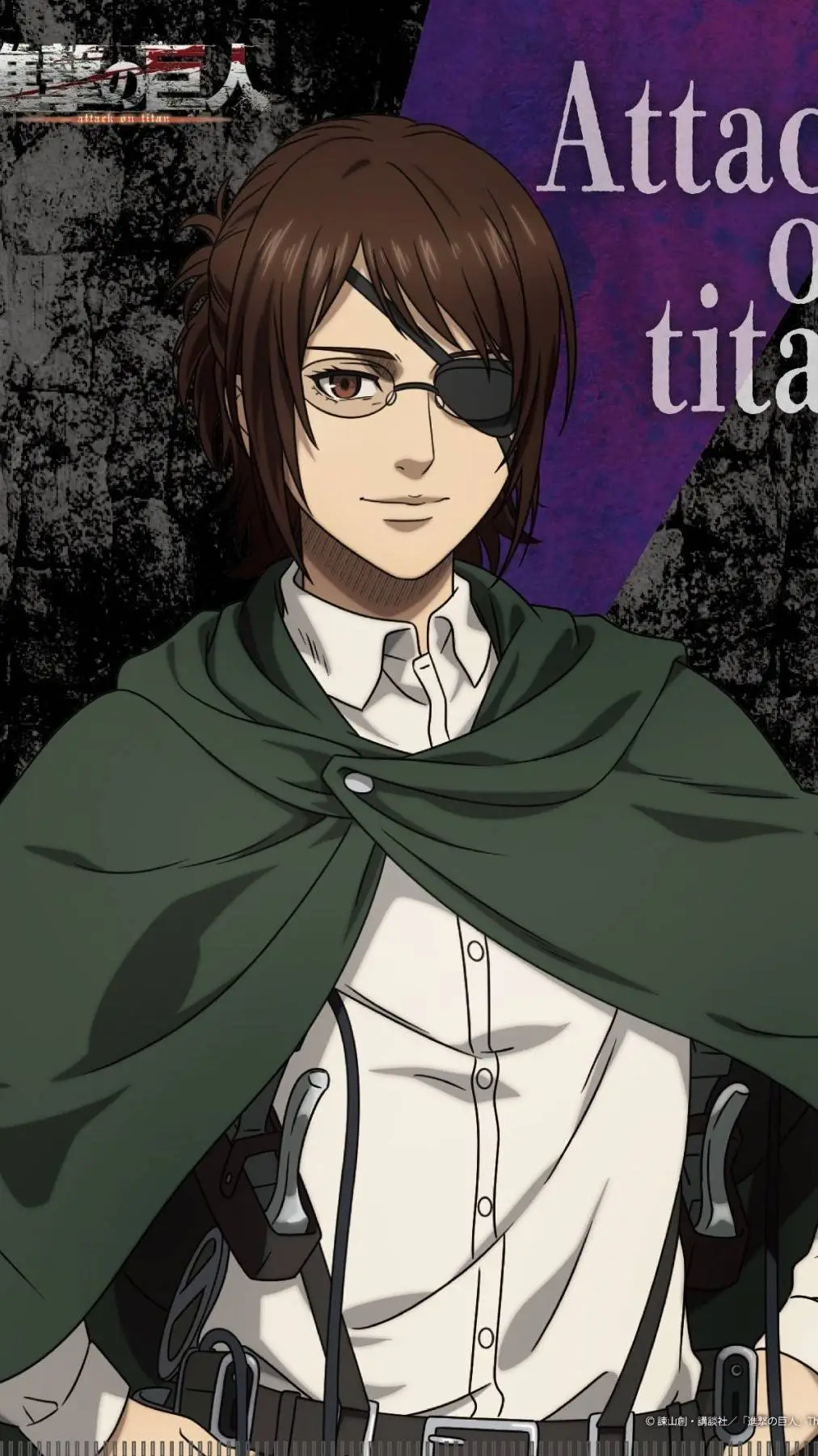 ai character: Hange Zoë background