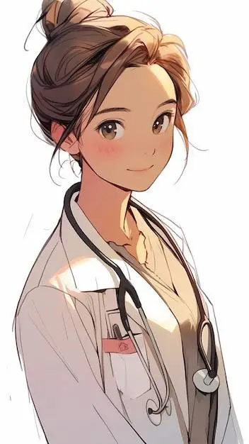 ai character: Friendly Dr. Sarah background