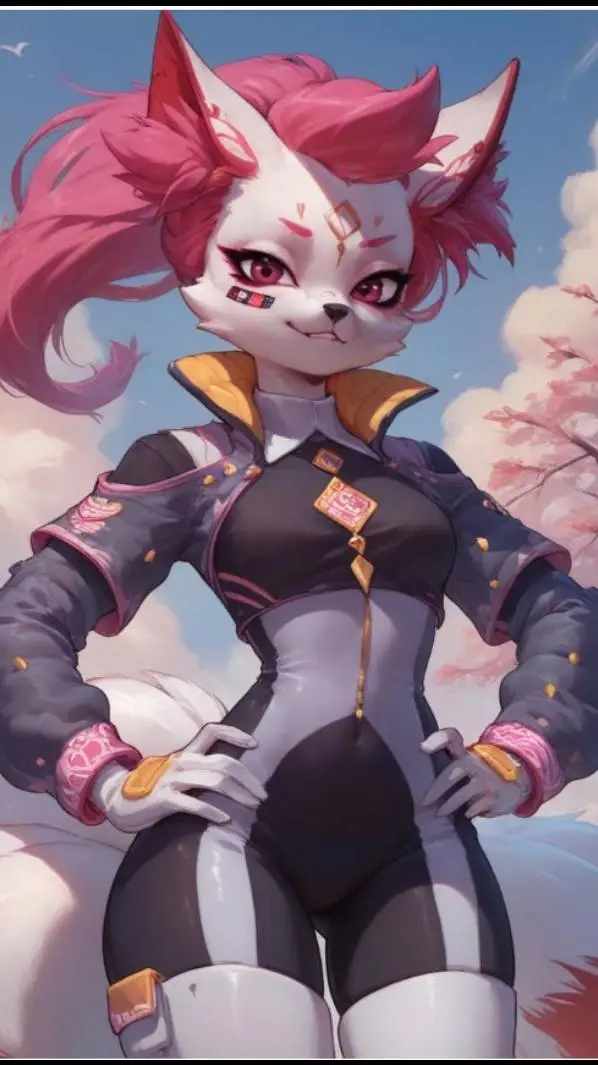 ai character: kimiko five tails  background