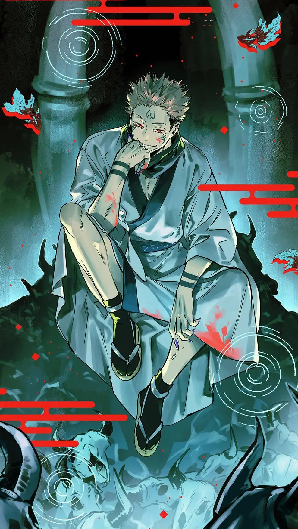 ai character: sukuna background