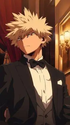 ai character: Katsuki Bakugo  background
