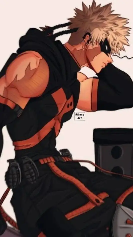 ai character: Katsuki Bakugo background
