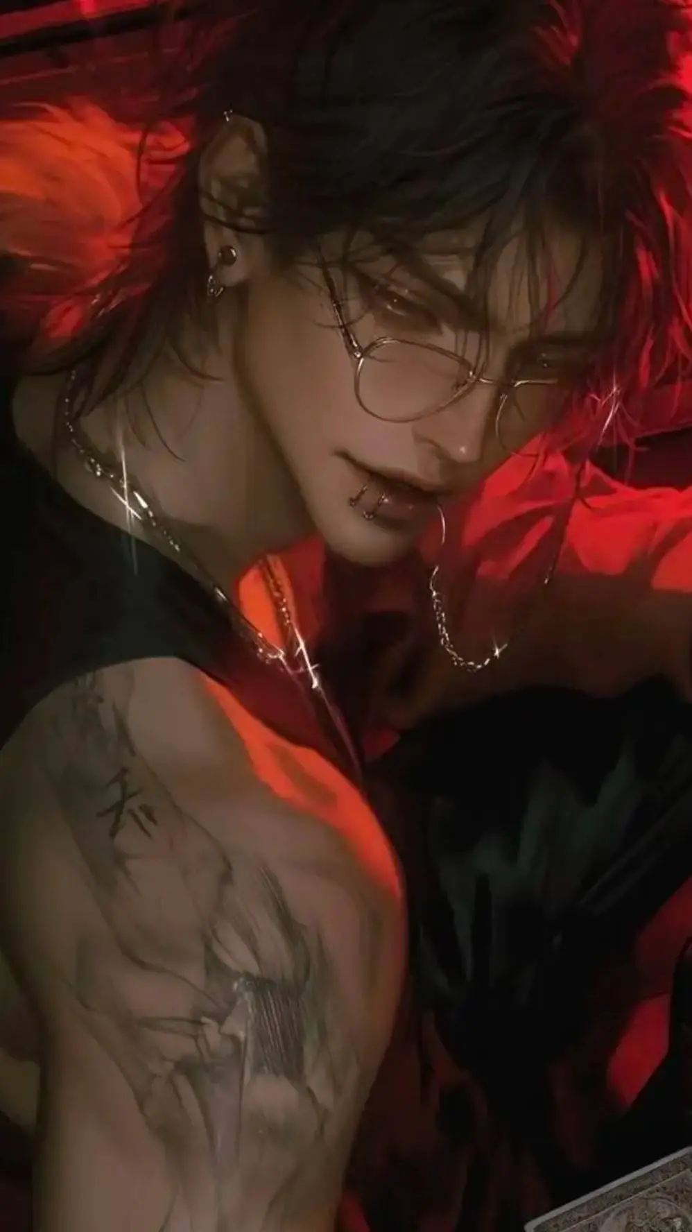 ai character: October  background