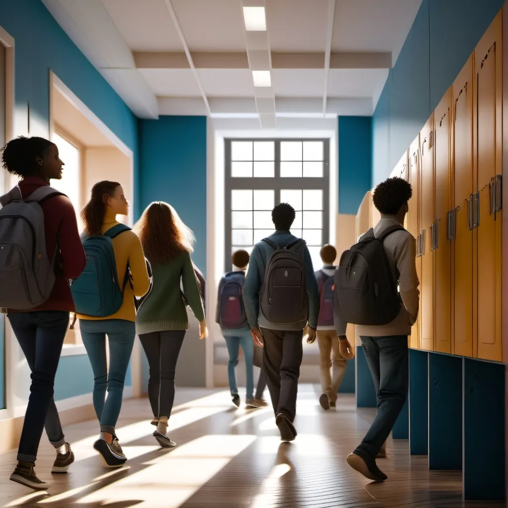 chat with ai character: school