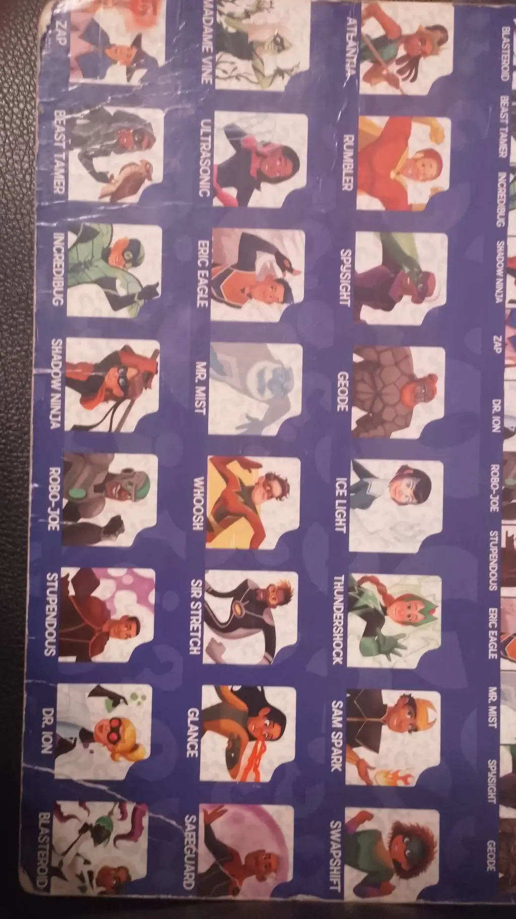 ai character: Guess Who Heros background