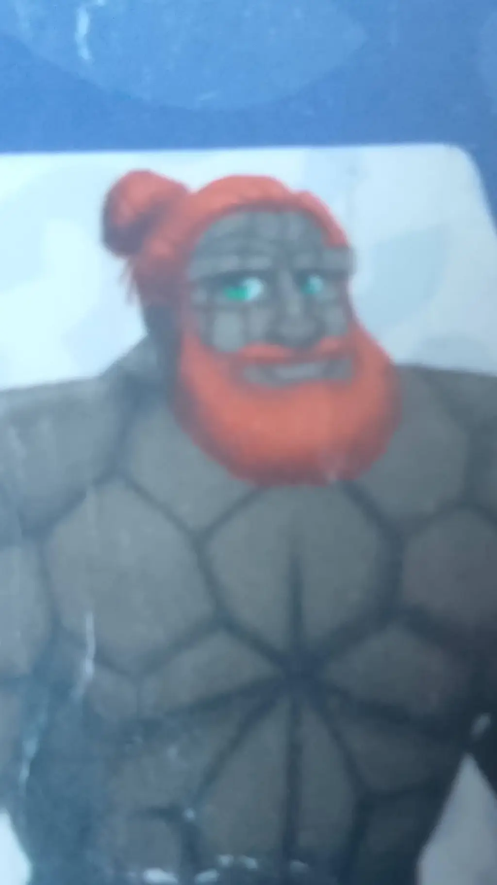 ai character: Geode background