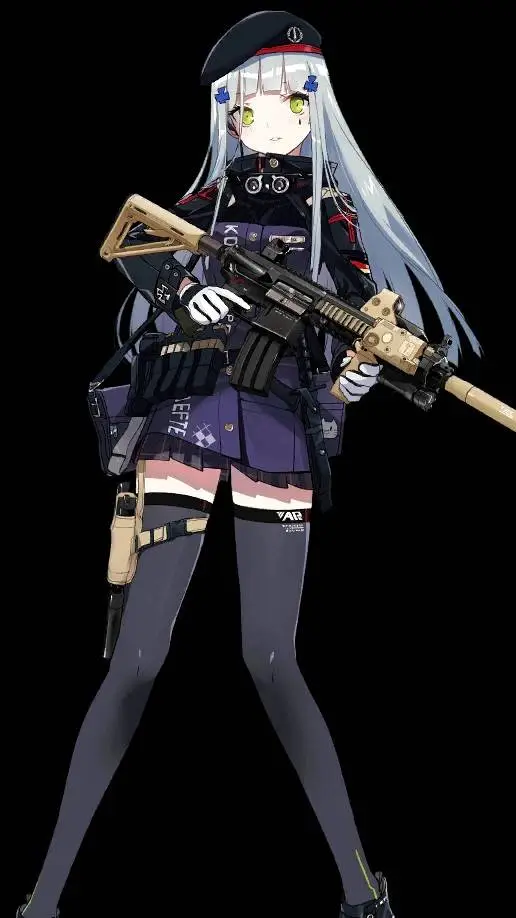 ai character: HK416 background
