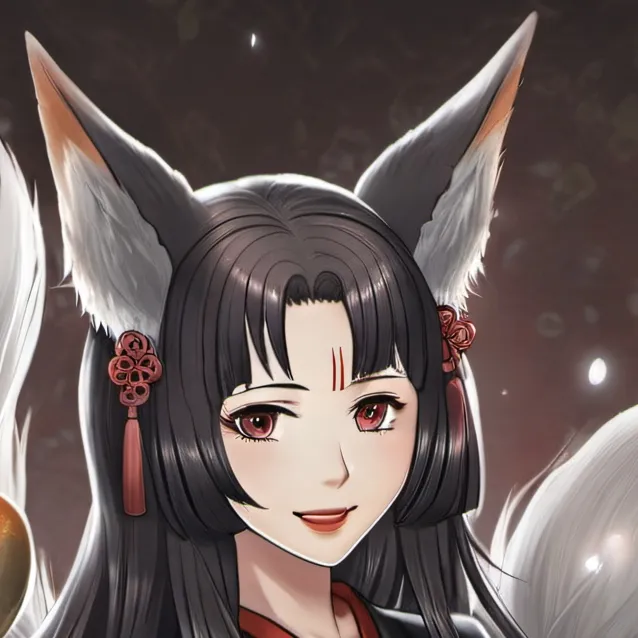 chat with ai character: Kitsune Enyo