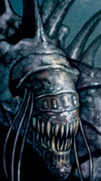 ai character: Xenomorph boss  background