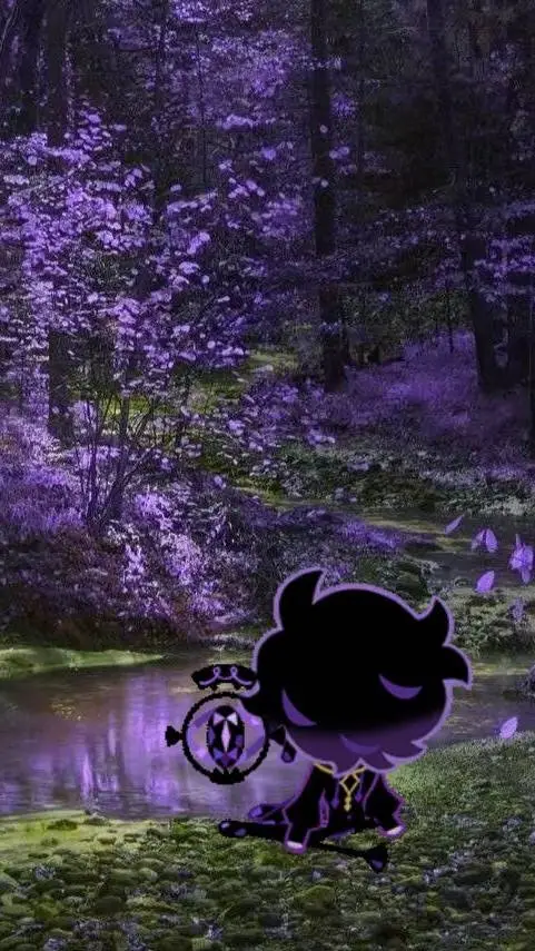 ai character: Black sapphire background