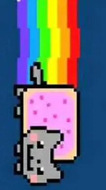 ai character: Nyan Cat background