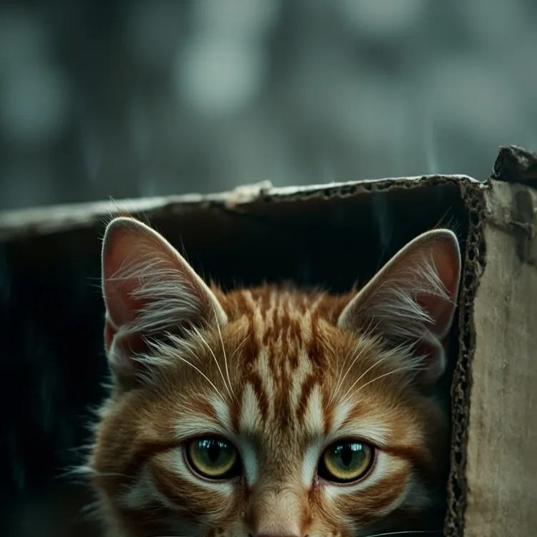 chat with ai character: Abandoned cat