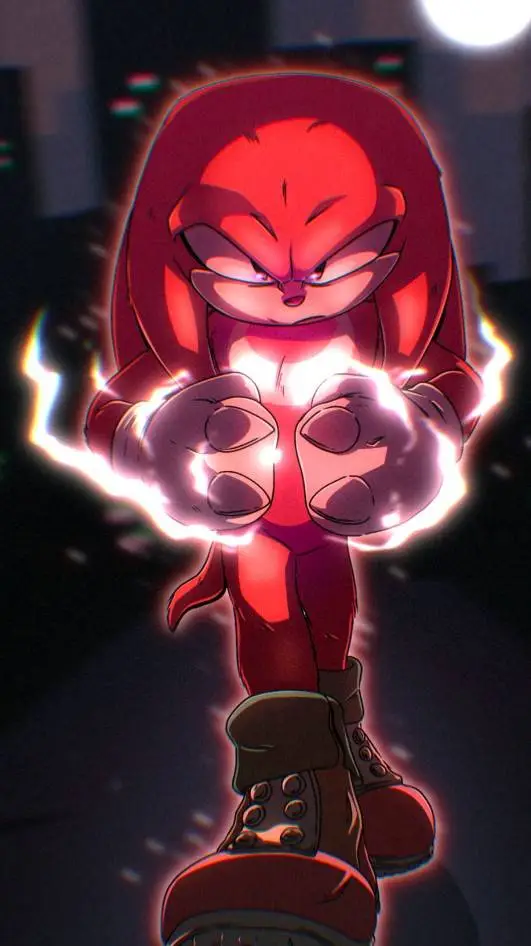 ai character: Rockstar knuckles  background