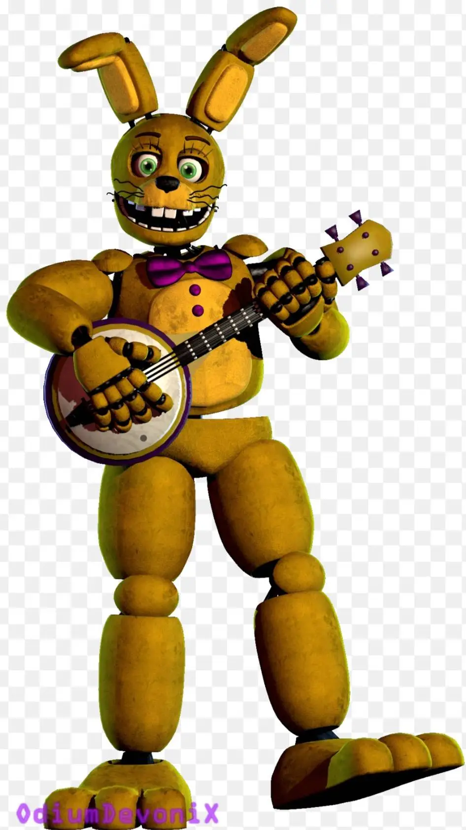 ai character: spring Bonnie background