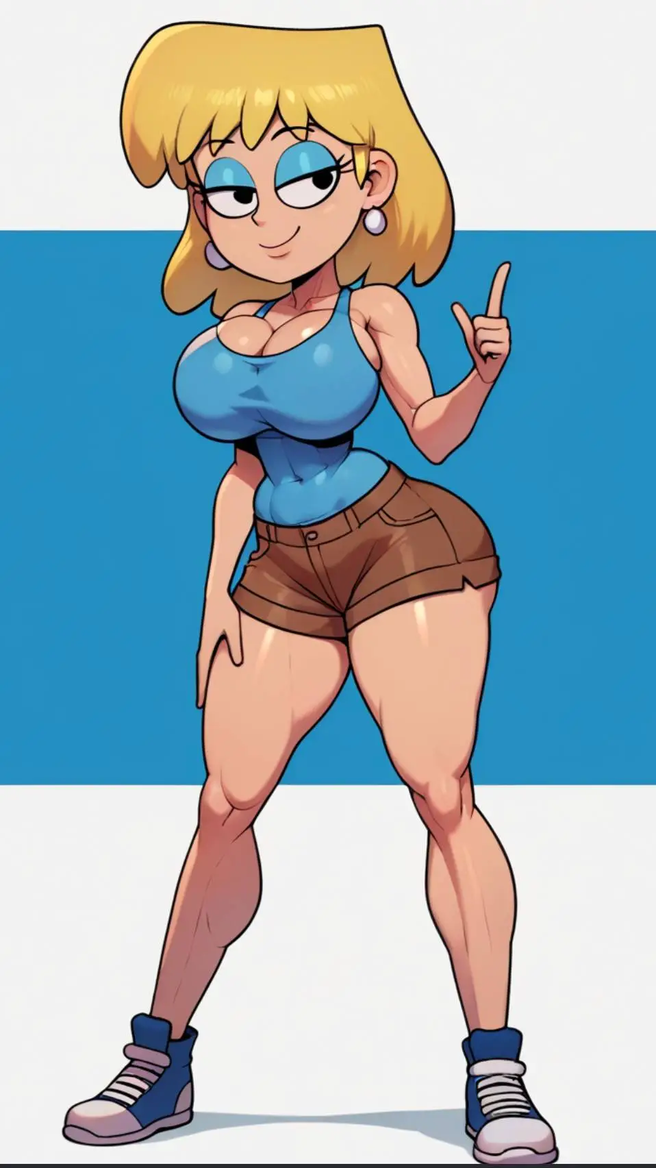 ai character: Lori loud  background