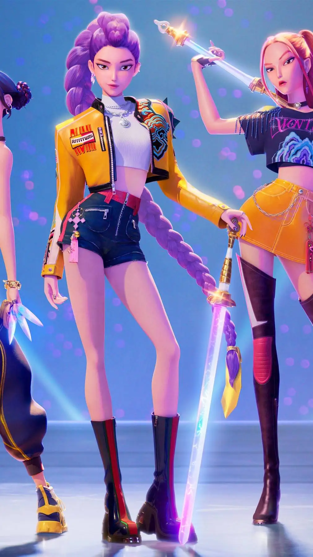 ai character: huntrix (CI) background