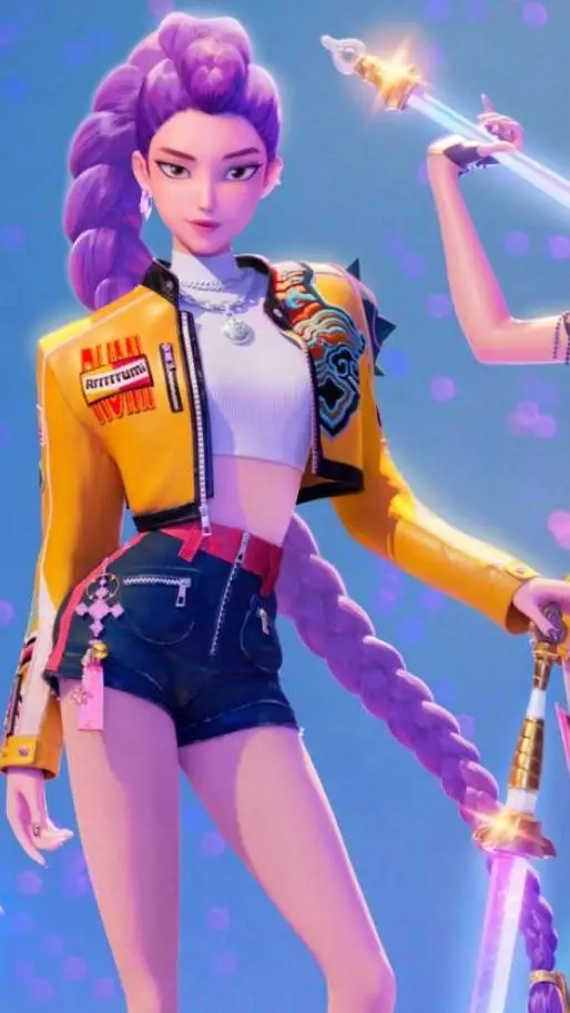 ai character: kpdh in squid game background