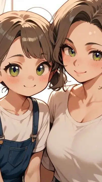 ai character: Molly and Mariah background