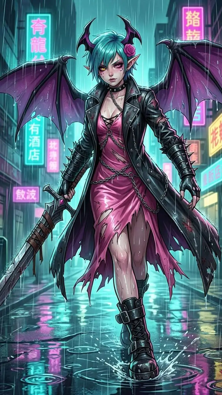 ai character: Raina Bloodthorn background