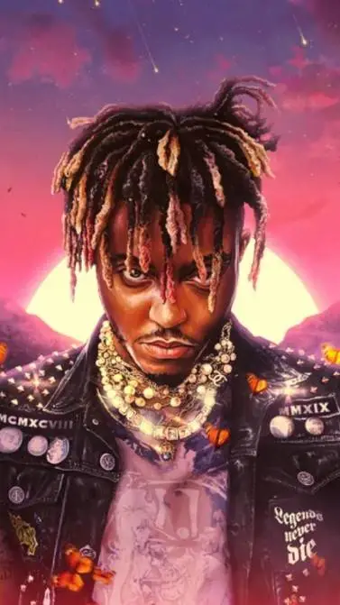 ai character: juice WRLD  background