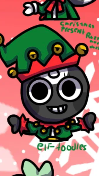 ai character: Christmas (dw) background