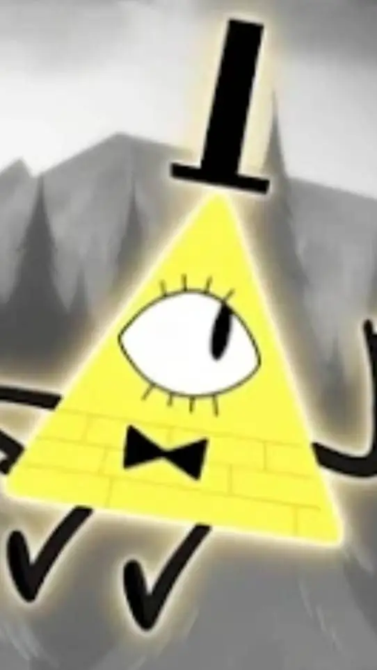 ai character: Bill Cipher  background