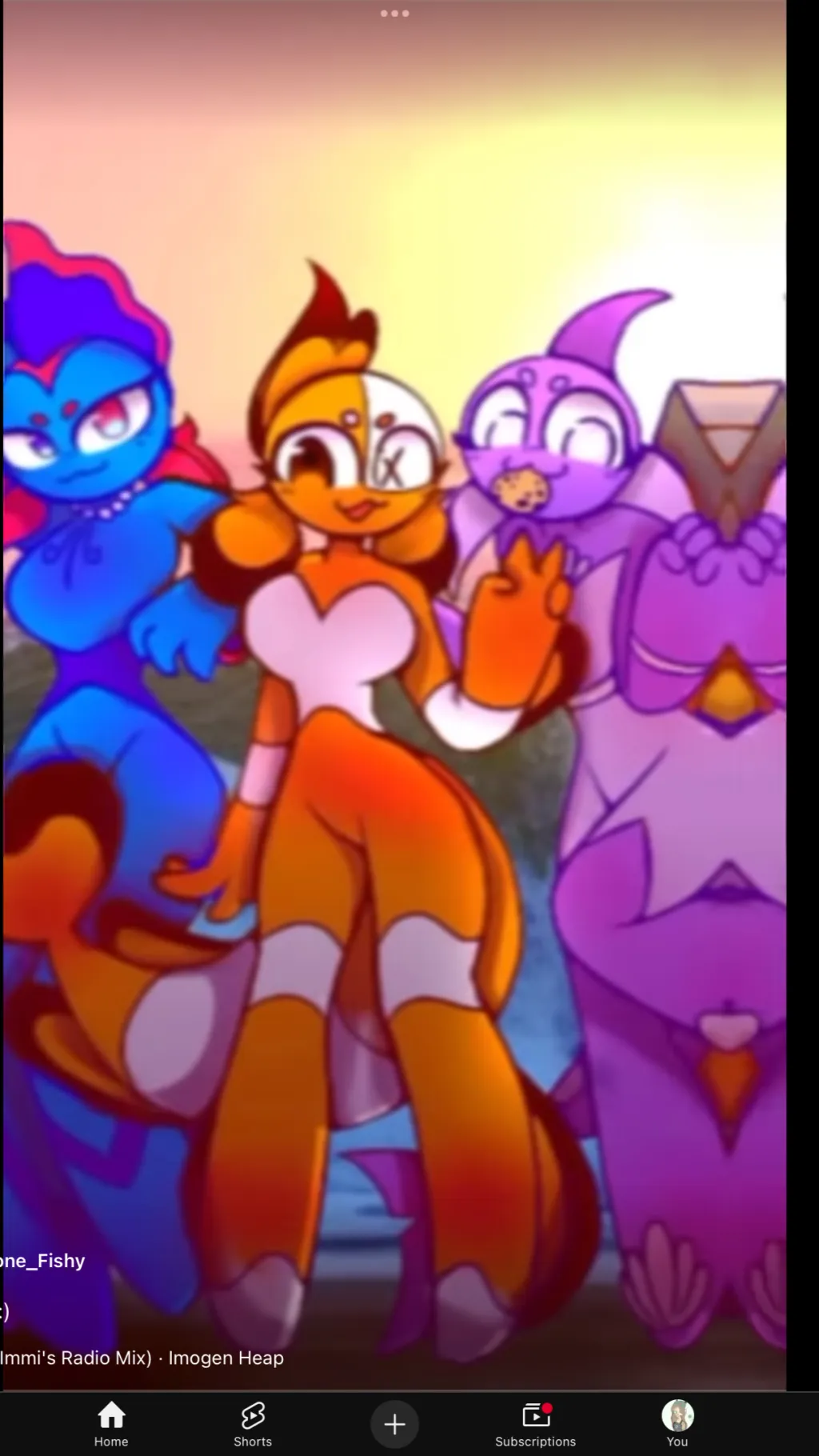 ai character: Someone fishy cast background
