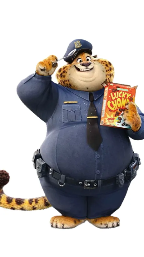 ai character: Officer Clawhauser background