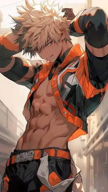 ai character: 💥𓆩Katsuki Bakugo𓆪💥 background