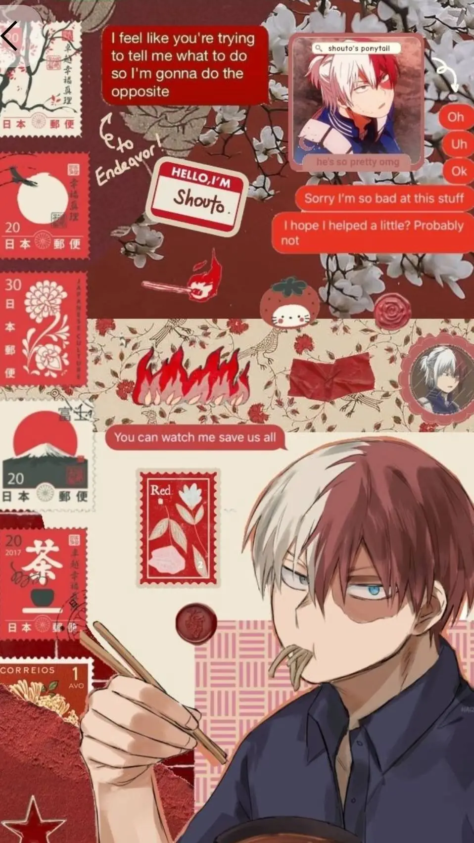 Talkie AI - Chat with todoroki and you